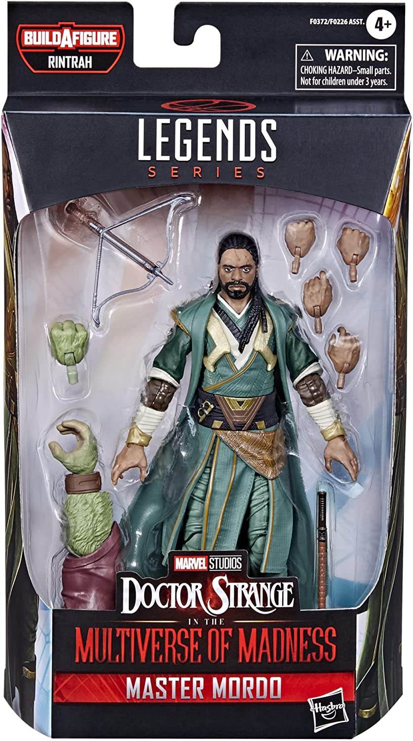 Marvel Legends Series Doctor Strange in The Multiverse of Madness 6-inch Collectible Master Mordo Cinematic Universe Action Figure Toy, 6 Accessories and 1 Build-A-Figure Part Standard