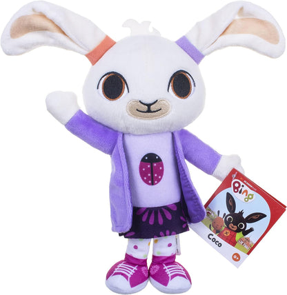 Bing toys. Coco teddy bear with Crinkly Ears. Character from the CBeebies TV show
