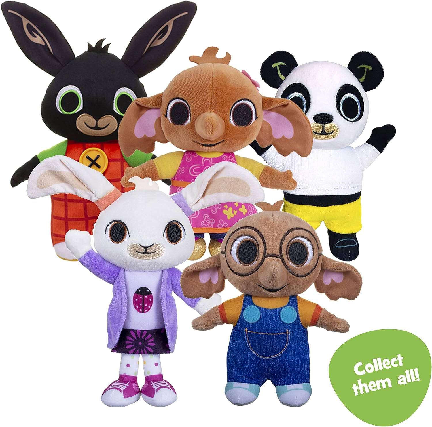 Bing toys. Coco teddy bear with Crinkly Ears. Character from the CBeebies TV show