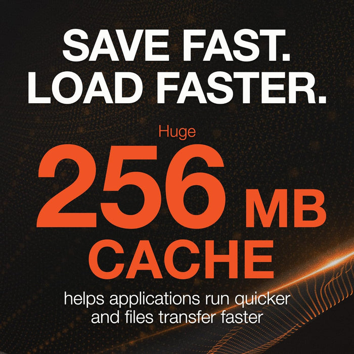 Seagate FireCuda HDD, 8 TB, Internal Hard Drive HDD - 3.5 Inch CMR SATA 6 Gb/s 7,200 RPM 256 MB Cache 300 TB/year, 3 year Rescue Services (ST8000DXA01