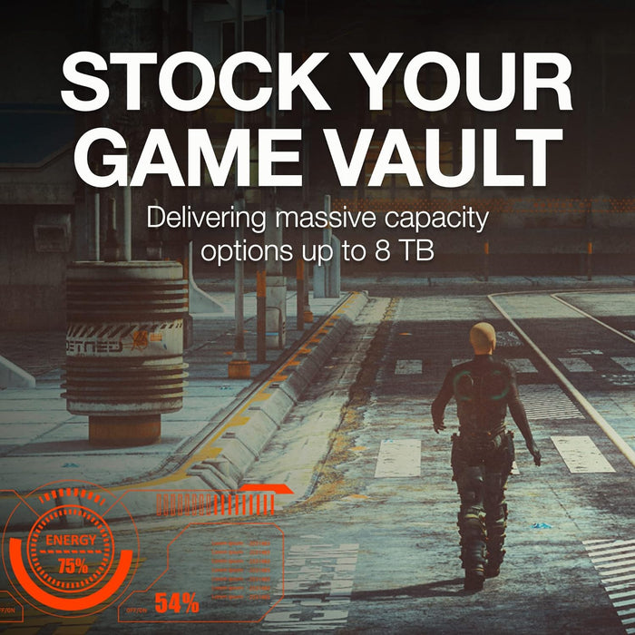 Seagate FireCuda HDD, 8 TB, Internal Hard Drive HDD - 3.5 Inch CMR SATA 6 Gb/s 7,200 RPM 256 MB Cache 300 TB/year, 3 year Rescue Services (ST8000DXA01