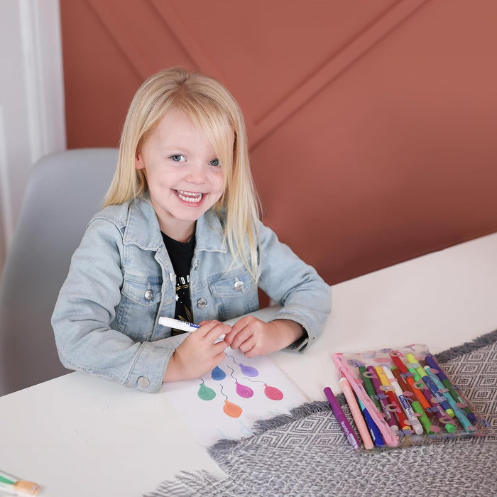 Marvin's Magic - Amazing Magic Pens - Colour Changing Magic Colouring Pens Set - Create 3D Lettering or Write Secret Messages - Magical Art Supplies - 25 Magical Coloured Pens