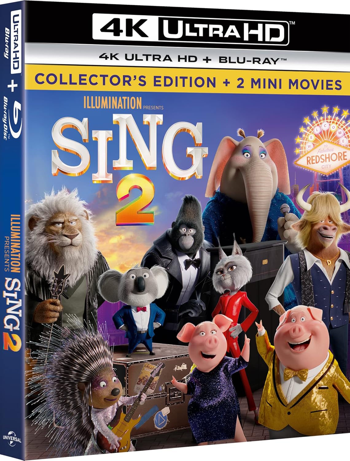 Sing 2 (4K Ultra-HD + Blu-Ray) (2 Blu Ray)