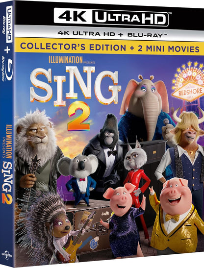 Sing 2 (4K Ultra-HD + Blu-Ray) (2 Blu Ray)