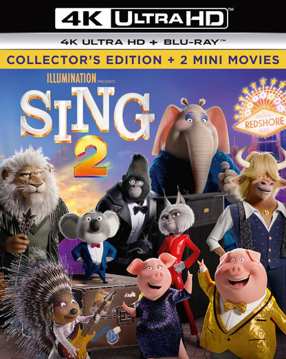 Sing 2 (4K Ultra-HD + Blu-Ray) (2 Blu Ray)
