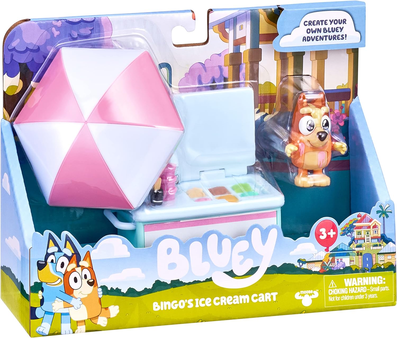 MOOSE Bluey - Ice cream Cart Set (90122