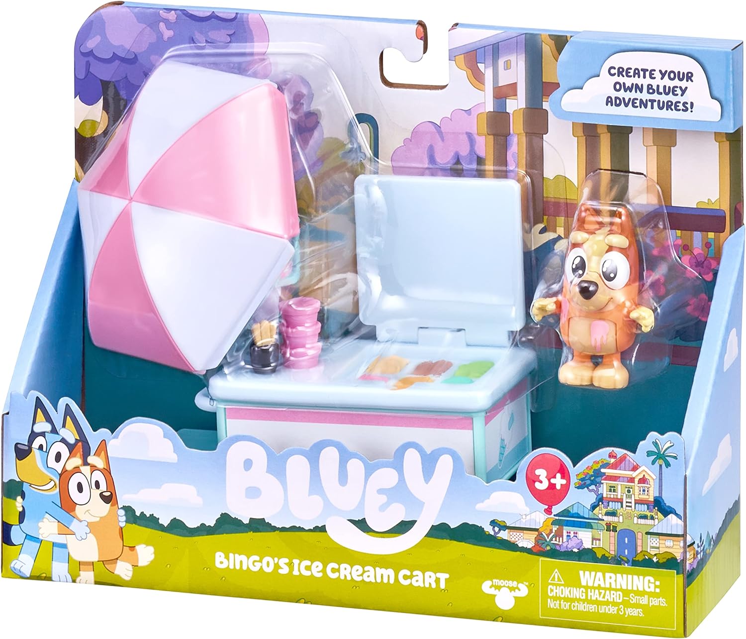 MOOSE Bluey - Ice cream Cart Set (90122