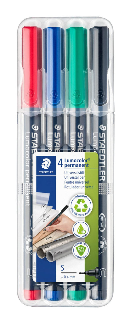 Lumocor Permanent Superfine Pack x 4