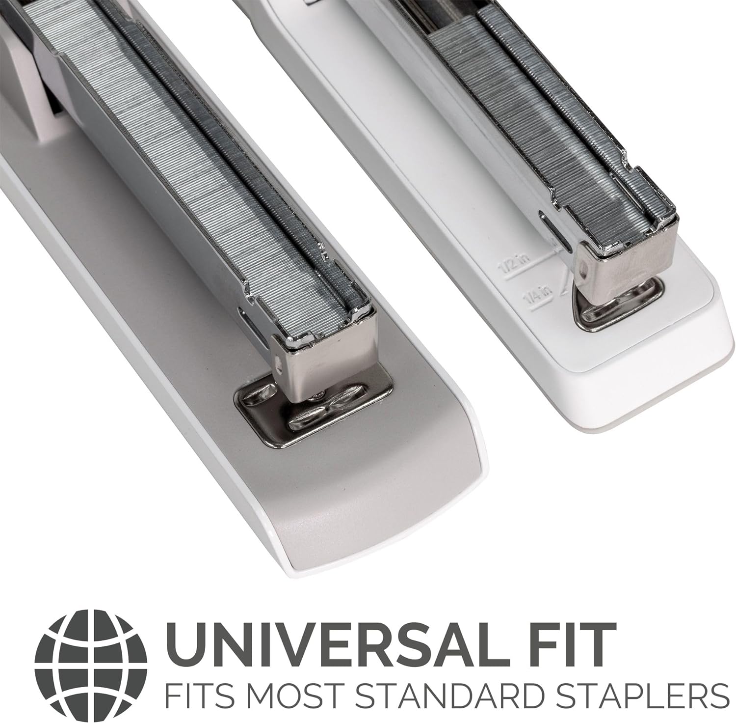 Fellowes Staples 26/6mm for Half Strip Staplers – Box of 5000, 1 Pack – Silver