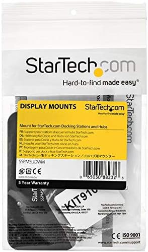 StarTech.com Docking Station Mount - for Compatible StarTech.com Docks/Hubs - Wall Mount or Under-Desk Dock Mount - Steel (SSPMSUDWM