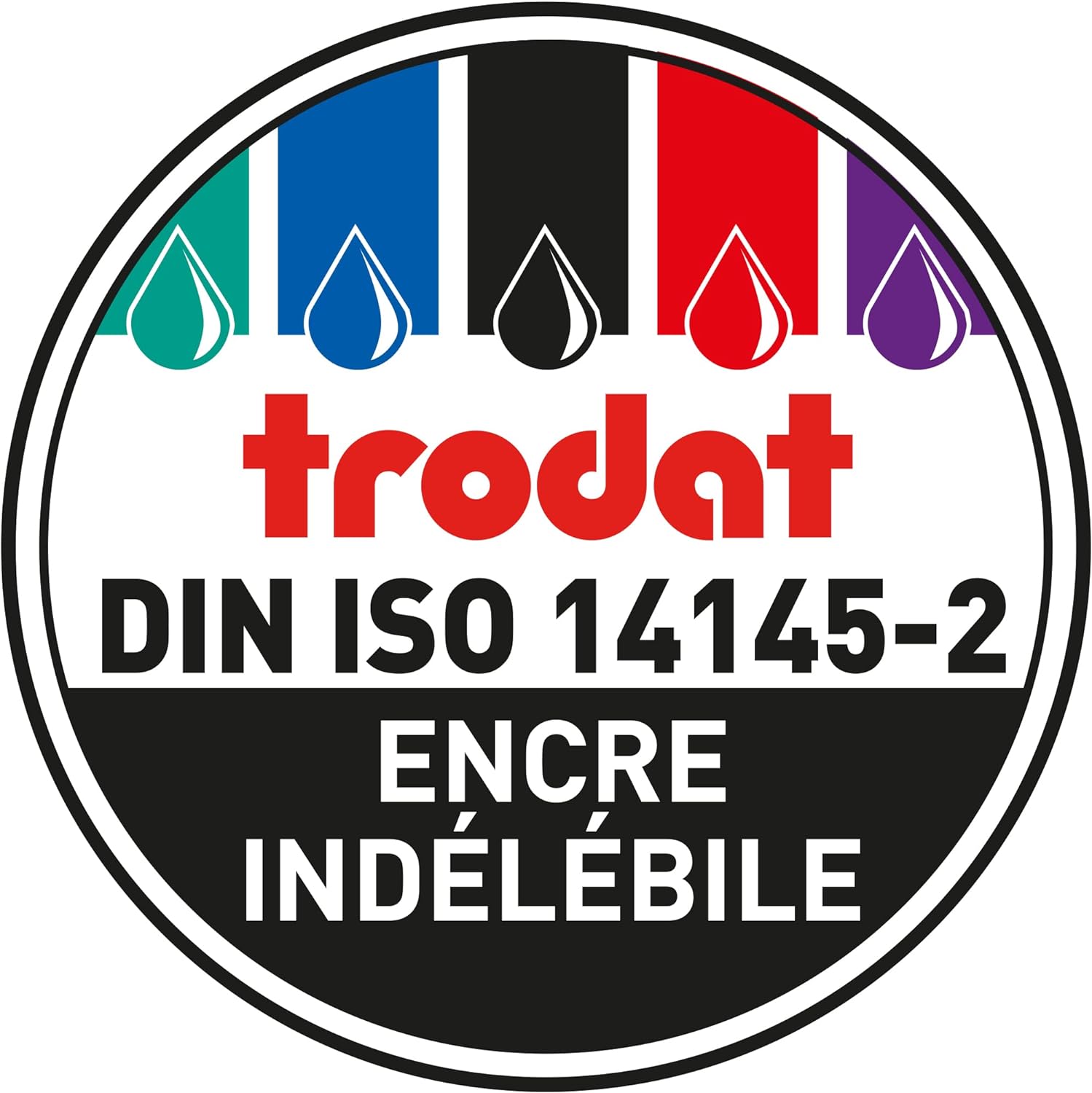 Trodat Large Ink Pad for Traditional Stamps - 158 x 90 mm (Blue