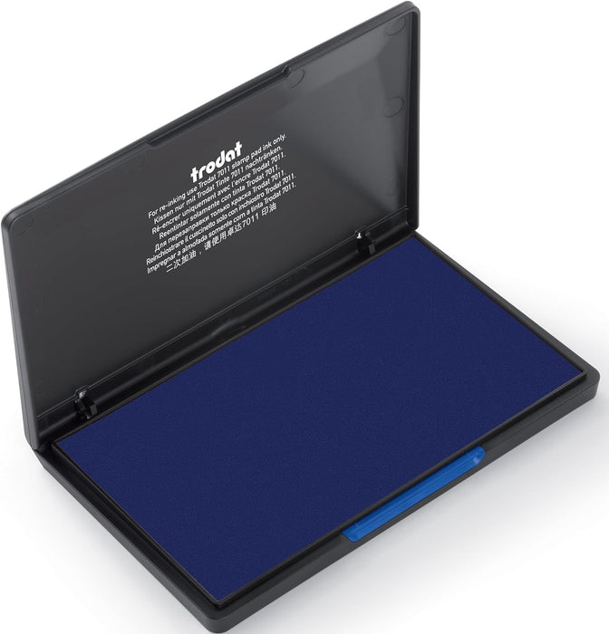 Trodat Large Ink Pad for Traditional Stamps - 158 x 90 mm (Blue