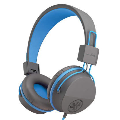 JLab JBuddies Studio Kids Headphones Wired - On-Ear Childrens Headphones for Boys & Girls, Volume Limited Kids Earphones with Microphone, Noise Isolation, Adjustable Child Headphones