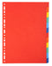 Exacompta - Ref 2012E - Forever Collection - 100% Recycled Dividers - Suitable for A4 Documents, 220gsm 100% Recycled Card, 12 Position - Multicoloured