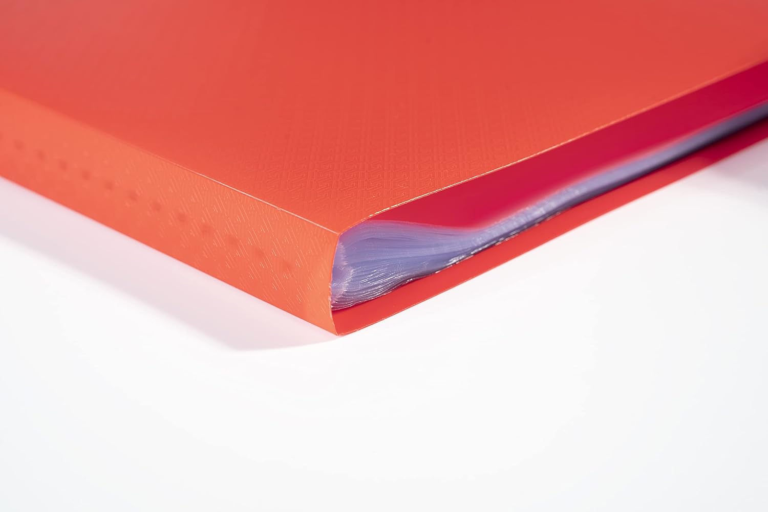 Exacompta - Ref 8525E - Soft PP Display Book - Suitable for A4 Documents, Made from Polypropylene, Lightweight, 20 Pockets, 40 Viewing Pages - Red Cover