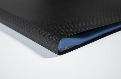 Exacompta - Ref 8541E - Soft PP Display Book - Suitable for A4 Documents, Made from Polypropylene, Lightweight, 40 Pockets, 80 Viewing Pages - Black Cover