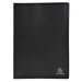 Exacompta - Ref 8541E - Soft PP Display Book - Suitable for A4 Documents, Made from Polypropylene, Lightweight, 40 Pockets, 80 Viewing Pages - Black Cover