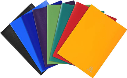 Exacompta - Ref 8545E - Soft PP Display Book - Suitable for A4 Documents, Made from Polypropylene, Lightweight, 40 Pockets, 80 Viewing Pages - Red Cover
