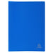 Exacompta - Ref 8547E - Soft PP Display Book - Suitable for A4 Documents, Made from Polypropylene, Lightweight, 40 Pockets, 80 Viewing Pages - Blue Cover