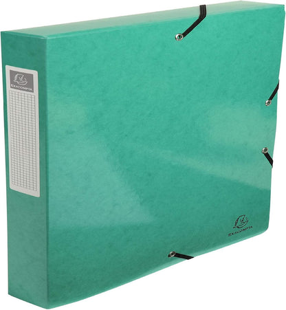 Exacompta - Ref 59929E - Iderama Collection - Filing Box - 240 x 320mm in Size, Suitable for Holding A4 Documents, 40mm Spine, Spine Label - Assorted Colours (Pack of 8