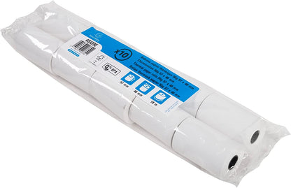 Exacompta 40339E - Bobina 1 pliegue térmico para tarjeta, 10 unidades, 57 x 40 mm