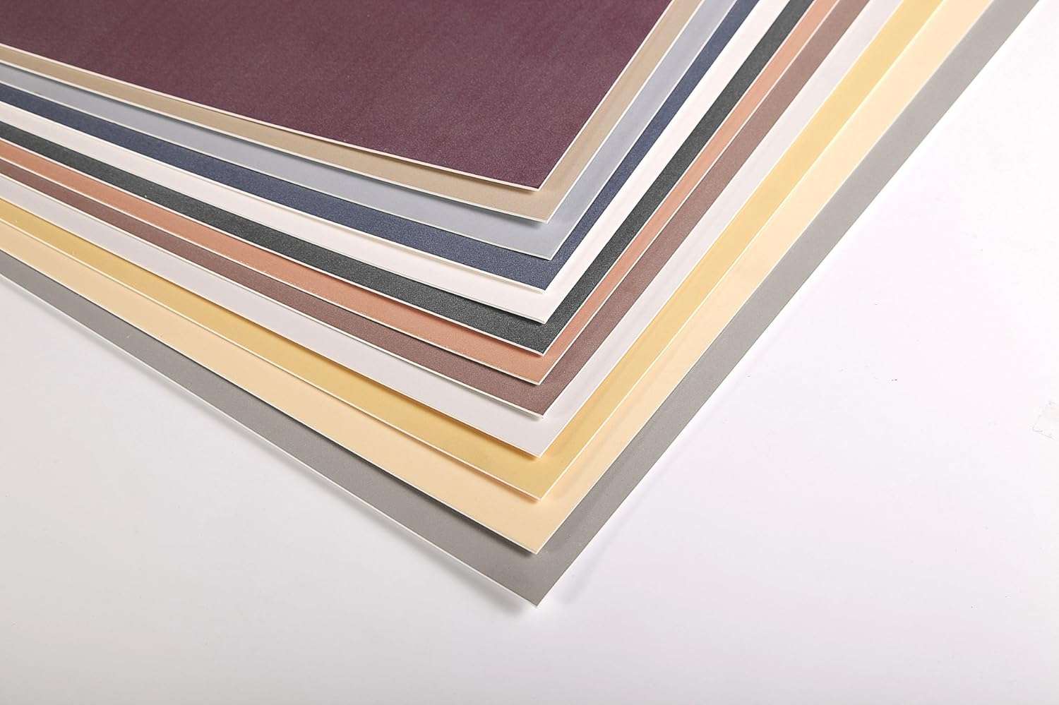 Clairefontaine - Ref 96017C - Pastelmat Pastel Card Pad No.1 (12 Sheets) - 360gsm Card - 24 x 30cm - Assorted Colours - Specially Formulated For Use With Pastels