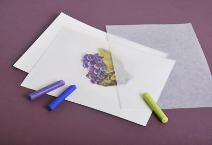 Clairefontaine - Ref 96017C - Pastelmat Pastel Card Pad No.1 (12 Sheets) - 360gsm Card - 24 x 30cm - Assorted Colours - Specially Formulated For Use With Pastels