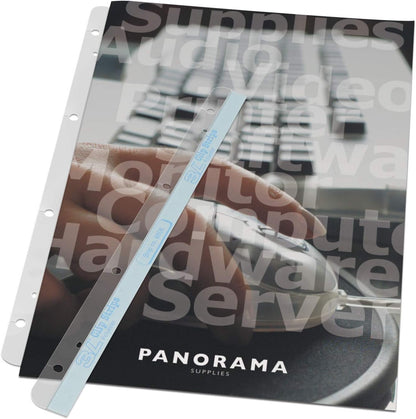 3L Filing Strips Polyester Self-adhesive 295mm for A4 Ref 8804-100