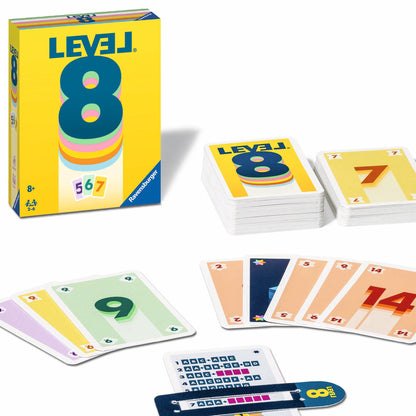 Ravensburger - Level 8, Gioco di Carte per tutta la famiglia, da 2 a 6 giocatori, 8+ Anni, RAV Level 8® | 20865, Ravensburger 20865 - Level 8, Das beliebte Kartenspiel für 2-6 Spieler ab 8 Jahren / Familienspiel / Reisespiel, Ravensburger 20865 - Level 8,