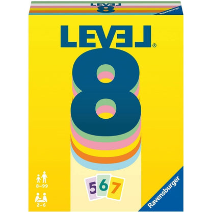 Ravensburger - Level 8, Gioco di Carte per tutta la famiglia, da 2 a 6 giocatori, 8+ Anni, RAV Level 8® | 20865, Ravensburger 20865 - Level 8, Das beliebte Kartenspiel für 2-6 Spieler ab 8 Jahren / Familienspiel / Reisespiel, Ravensburger 20865 - Level 8,
