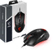 MSI CLUTCH GM08 Gaming Mouse - 4200 DPI Optical Sensor, Symmetrical, 10M+ Click Switches, 6-Buttons, Weight Adjustable, Red LED, 92g - Wired