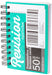 Silvine 152 x 102 mm Twin Wire Revision Note Card - Assorted Colours (Pack of 50