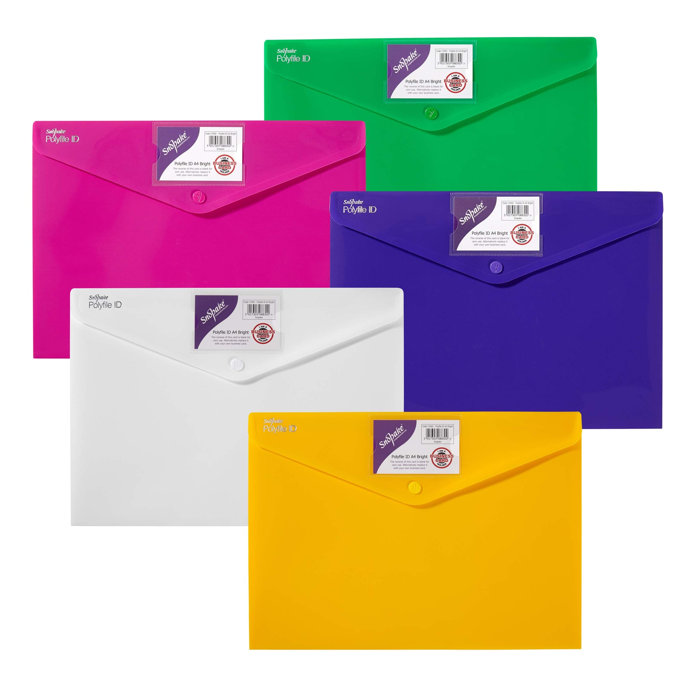 SNOPAKE POLYFILE ID BRIGHT AST PK5 12565