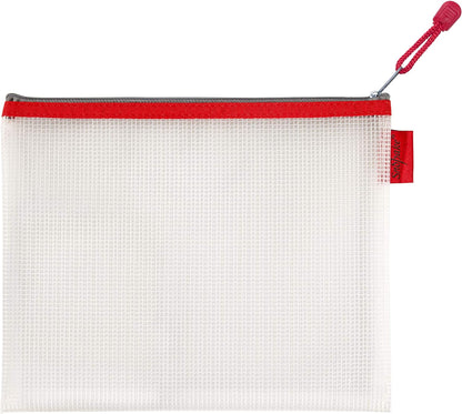 Snopake A5 Heavy Duty EVA Mesh Zippa-Bag  255 x 205 mm - Transparent/Assorted