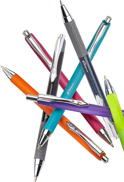 Platignum Tixx Purple Ballpoint Pen  Soft Grip Barrel with Hybrid Gel Ink for Smudge-Free and Ultra-Smooth Writing