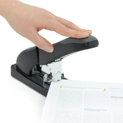 Rapesco 1550 ECO HD-140 Heavy Duty Stapler with 1000 x 923/12 mm Staples, 140 Sheet Capacity, Black