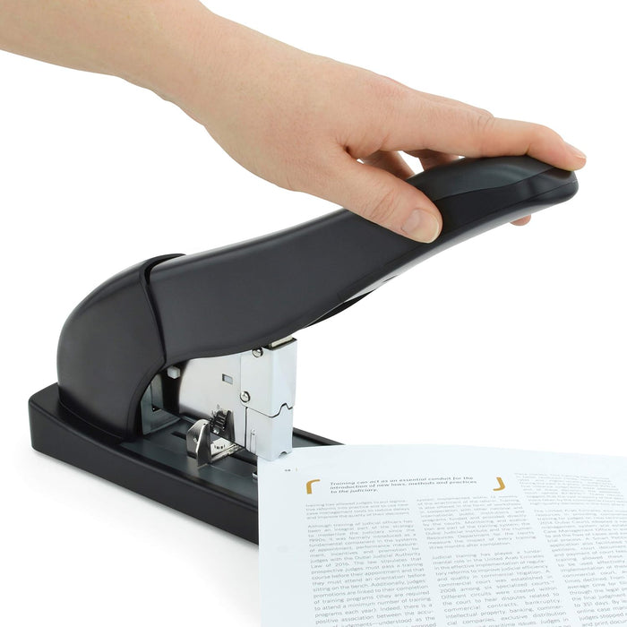Rapesco 1551 ECO HD-210 Extra Heavy Duty Stapler with 1000 x 923/15 mm Staples, Black