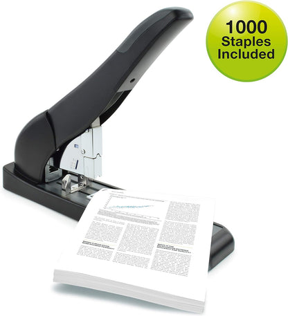 Rapesco 1551 ECO HD-210 Extra Heavy Duty Stapler with 1000 x 923/15 mm Staples, Black