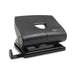 Rapesco PF8700B1 Germ-Savvy Antibacterial, 2-Hole Punch, 22 Sheet Capacity, Black Black Hole Punch