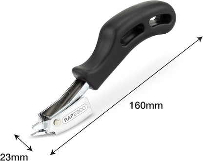 Rapesco SR3000A3 Germ-Savvy Antibacterial R3 Staple Remover, Black