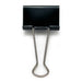 Rapesco FBC500B1 50 mm Foldback Clips, Black, Pack of 10
