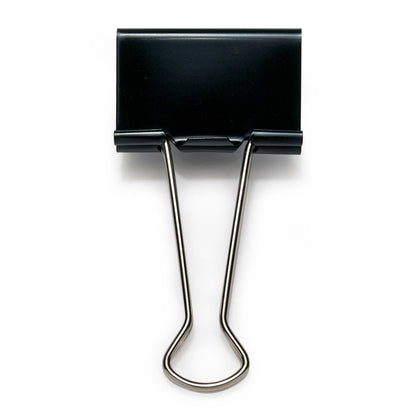 Rapesco FBC500B1 50 mm Foldback Clips, Black, Pack of 10