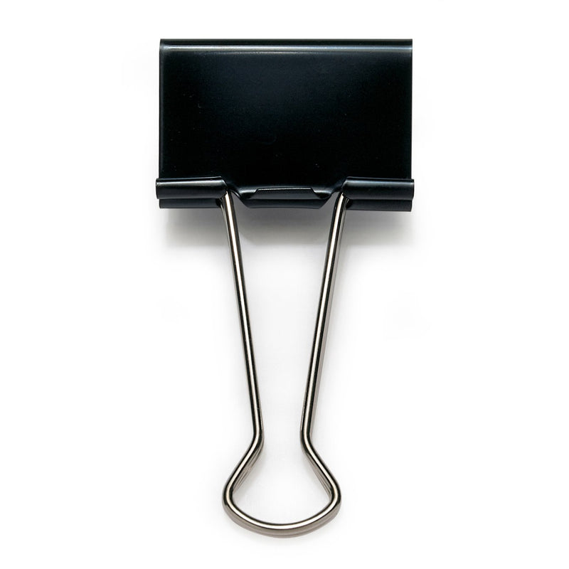 Rapesco FBC500B1 50 mm Foldback Clips, Black, Pack of 10