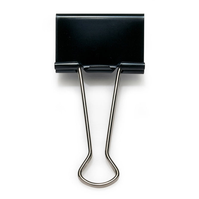 Rapesco FBC500B1 50 mm Foldback Clips, Black, Pack of 10