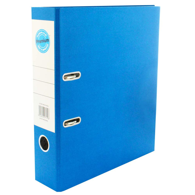 ValueX Lever Arch File Paper on Board A4 70mm Spine Width Blue - 26743DENT