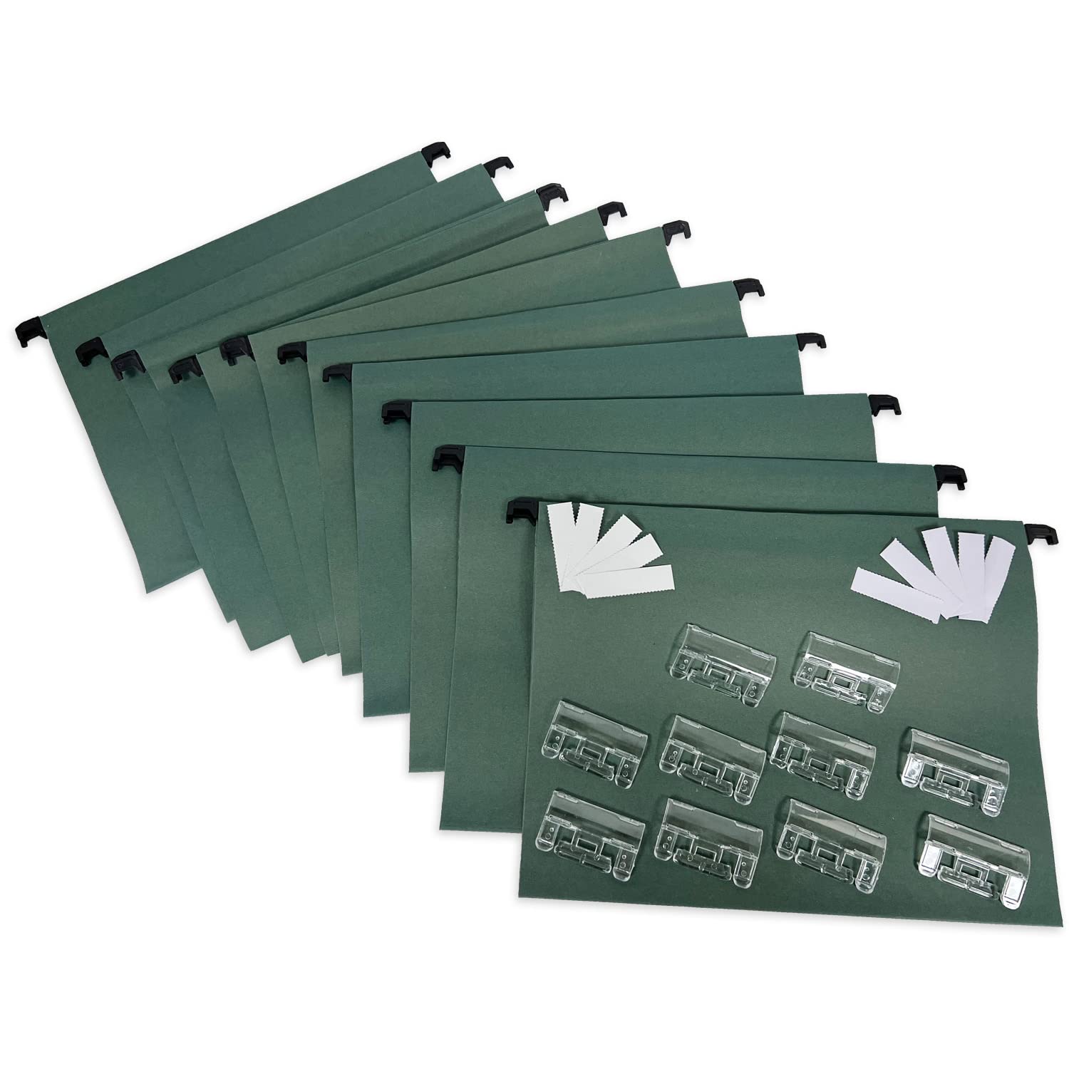 Cathedral Suspension files foolscap, Green , Pack of 10,FS10