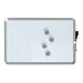 Cathedral WALWB2843SL 280 x 430 mm Magnetic Dry Wipe Board with Frame - Silver/Grey