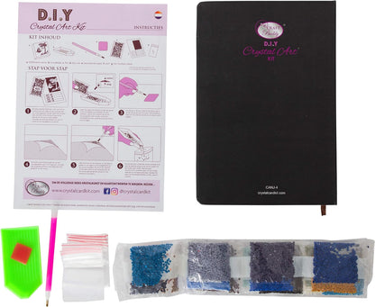 Craft Buddy Crystal Art Aracnafaria, Crystal Art Notebook Anne Stokes, Multicoloured, 26x18