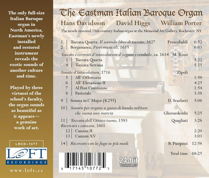 Eastman Italian Baroque Organ