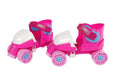 Kids Globe 720522 Roller Skates Pink (Adjustable Size 24-30, Inline Skates for Children, Skates with Learning Aid), Size